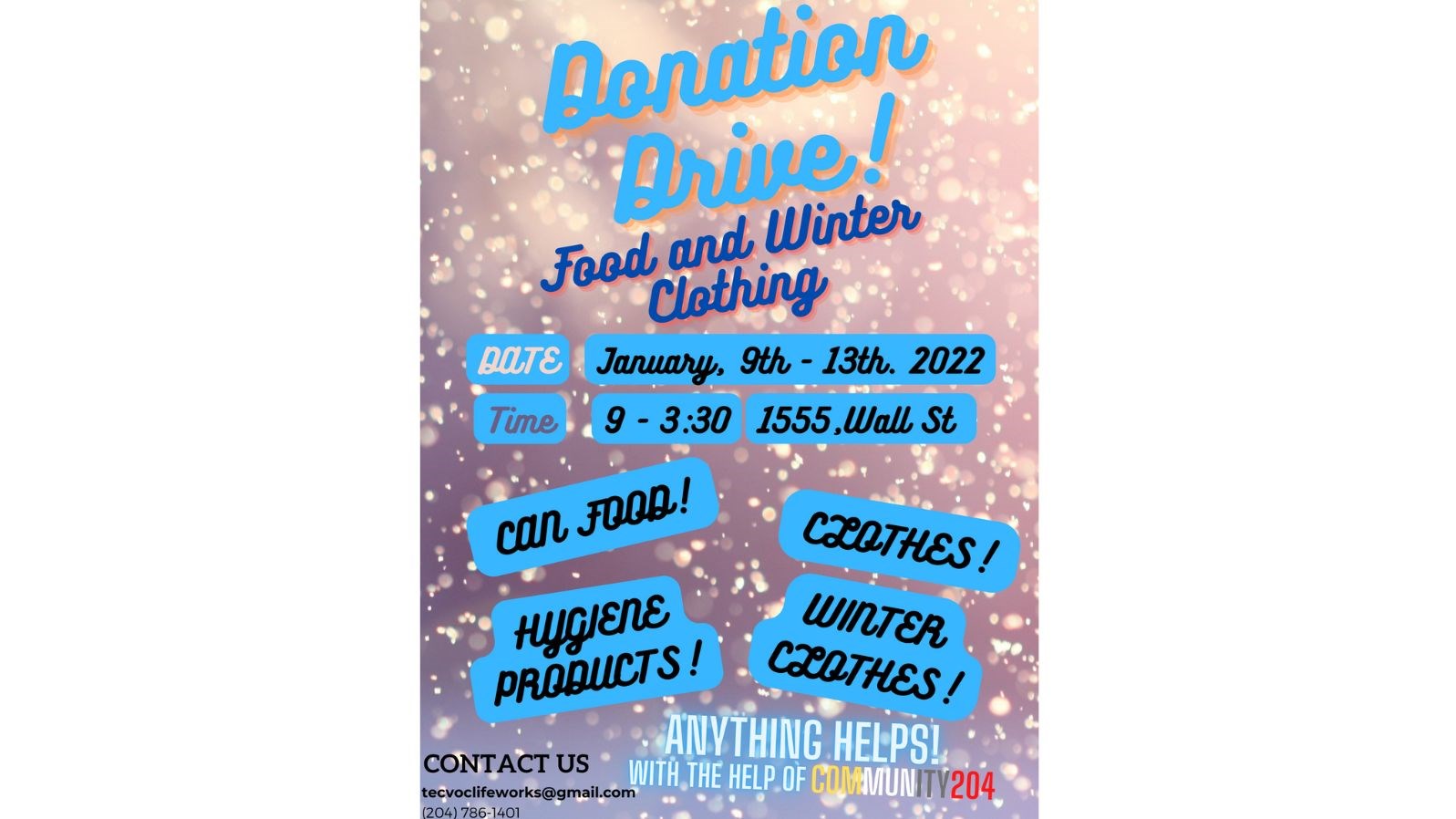 Donation Drive